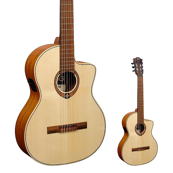 Violão Elétrico Clássico Tampo Sólido Lâg OC88CE