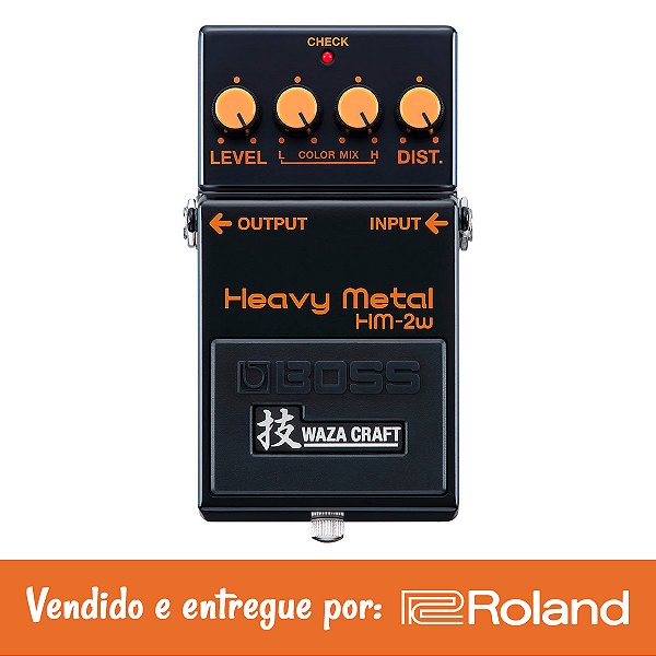 Pedal Distorção Boss HM-2W Heavy Metal Waza Craft | Roland Store