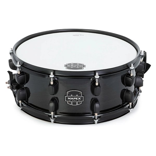 Caixa 14x5.5” Maple/Poplar Mapex MPX MPNMP4550B Transparent Midnight Black