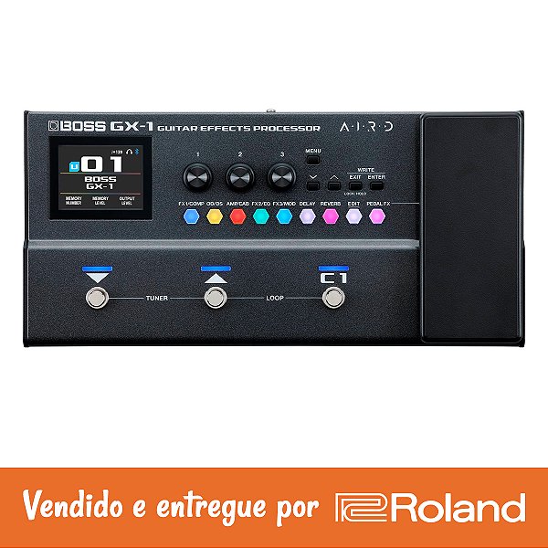 Pedaleira Compacta para Guitarra Boss GX-1 | Roland Store