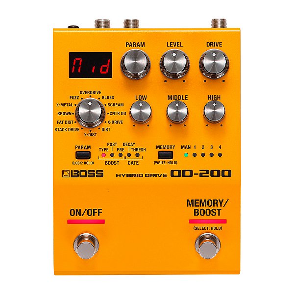 Pedal Overdrive Boss OD-200 Hybrid Drive