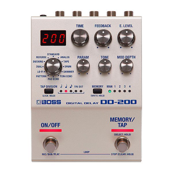 Pedal Delay Boss DD-200 Digital Delay