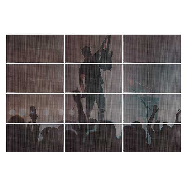 Kit Painel LED Indoor 12 Placas 500x1000 Skypix com Suporte e Processadora