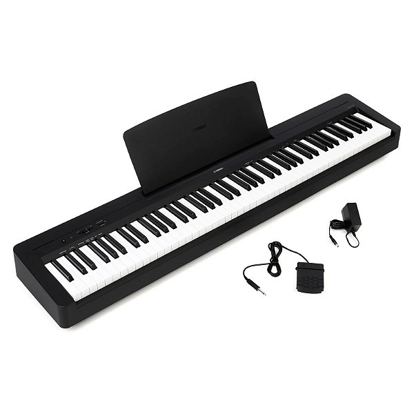 Piano Digital 88 Teclas Bluetooth Integrado Yamaha P-145BT