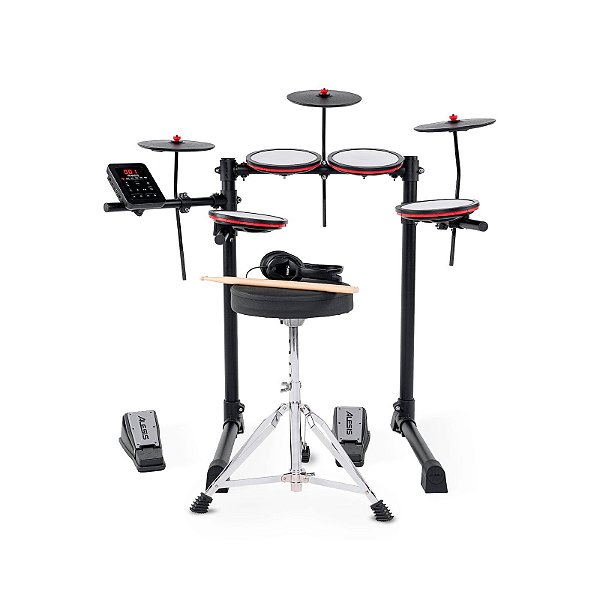 Bateria Eletrônica Alesis Turbo Max com Acessórios