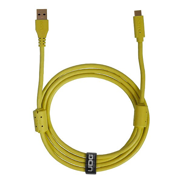 Cabo USB C para USB A 1.5 metros 3.0 UDG U98001YL Amarelo