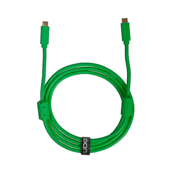 Cabo USB C para USB C 1.5 metros 3.2 UDG U99001GR Verde