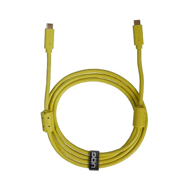 Cabo USB C para USB C 1.5 metros 3.2 UDG U99001YL Amarelo