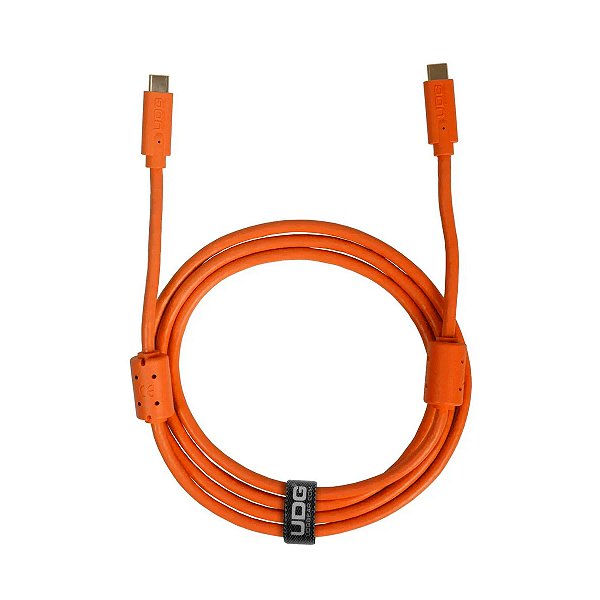 Cabo USB C para USB C 1.5 metros 3.2 UDG U99001OR Laranja