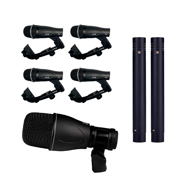 Kit de Microfones para Bateria Dylan Basic Drum