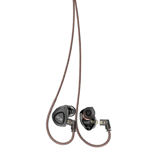 Fone de Ouvido In Ear Driver Duplo Dylan DE-515 Black