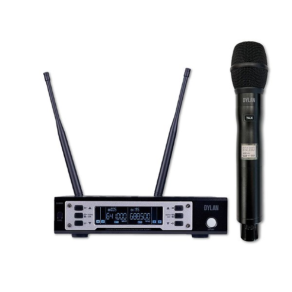 Microfone Sem Fio Função Talkback Dylan D-9001 TB