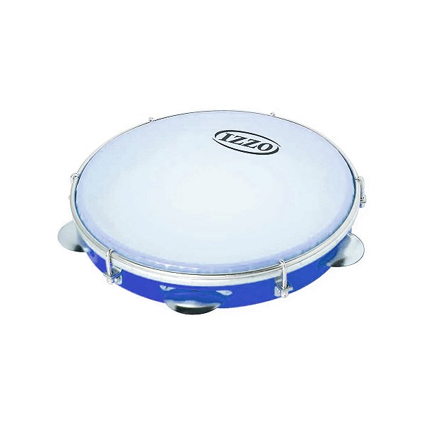 Pandeiro 10” ABS Pele Leitosa Izzo Azul