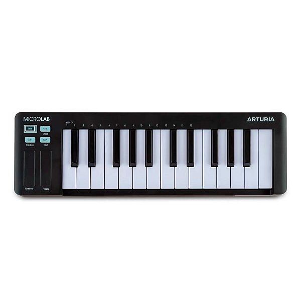 Controlador MIDI 25 Teclas Arturia MicroLab mk3 Preto