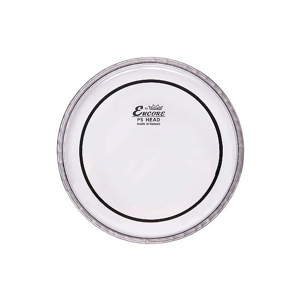 Pele 6” Tom Filme Duplo Transparente Remo Encore Pinstripe