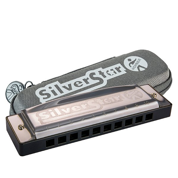 Harmônica Diatônica A Hohner Silver Star Small Box