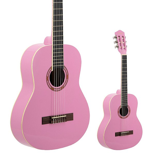 Violão Infantil Acústico Nylon Concert CN360 PK Rosa