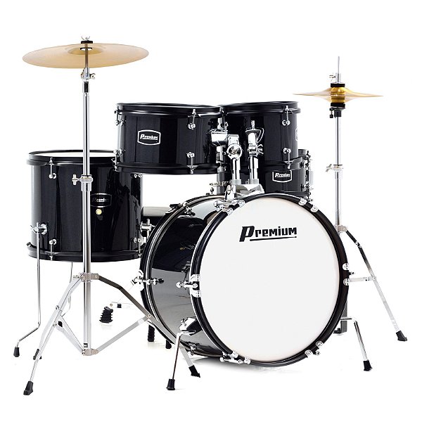 Bateria Junior Completa Premium DX45J BK Preta