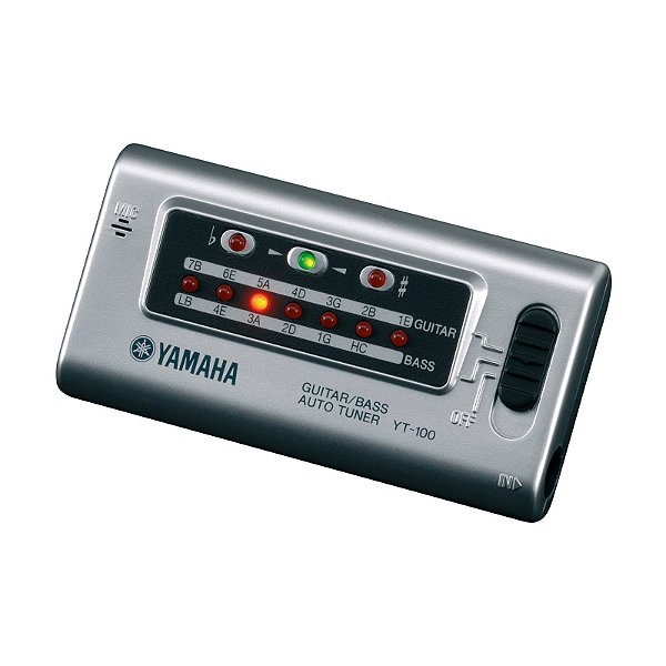 Afinador Eletrônico Guitarra e Baixo Yamaha YT100