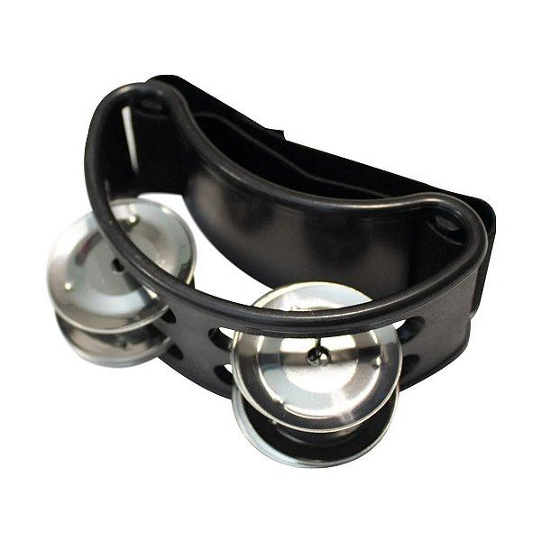 Pandeiro de Pé Meia Lua Spring PP10 Preto