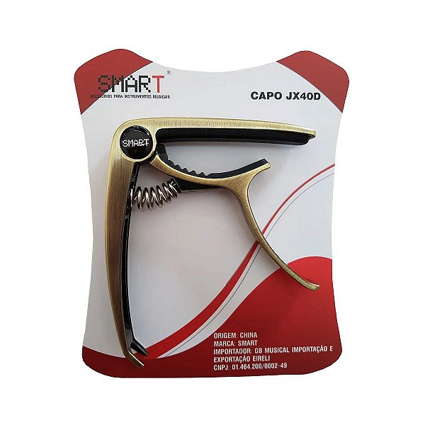 Capotraste e Extrator de Pinos Smart JX-40D Dourado