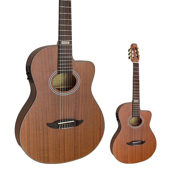 Violão Elétrico Nylon Giannini GNF-3 CEQ WS Walnut Satin