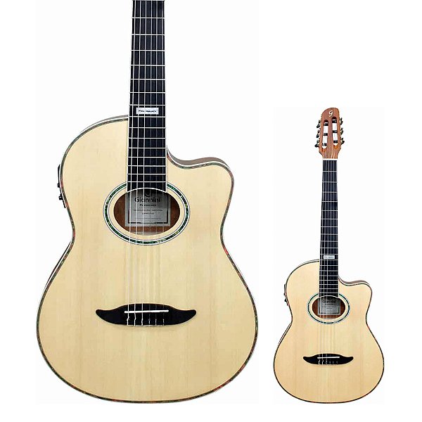 Violão Elétrico Nylon Giannini GNF-3 CEQ NS Natural Fosco