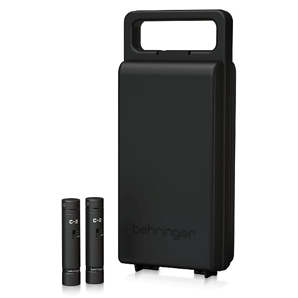 Microfone Condensador Cardióide Behringer C-2 Dark Edition - Par
