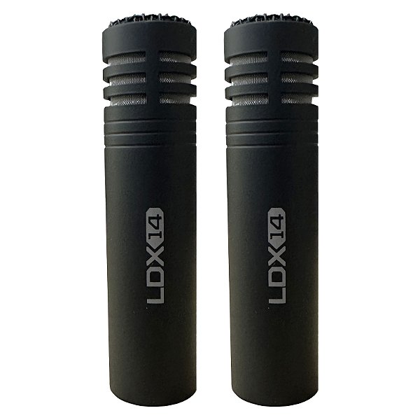 Microfone Condensador Lexsen LDX14 com Case - Par