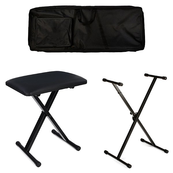 Kit de Acessórios para Teclado AudioDriver com Capa Média - Kit Essential