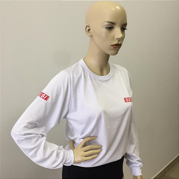Camiseta manga longa Sesi