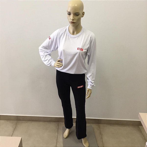 Calça bailarina de helanca Sesi