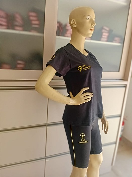 Bermuda feminina de helanca Ipê Amarelo