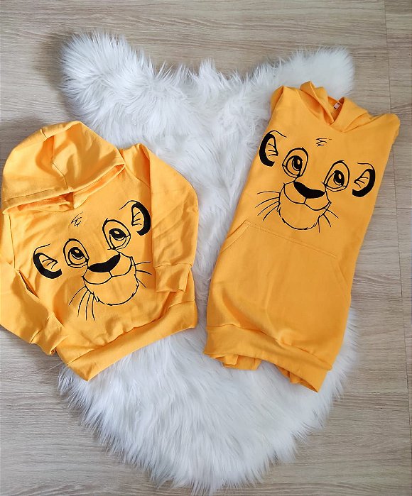 Moletom Rei Leão tal mãe ta filho(a)