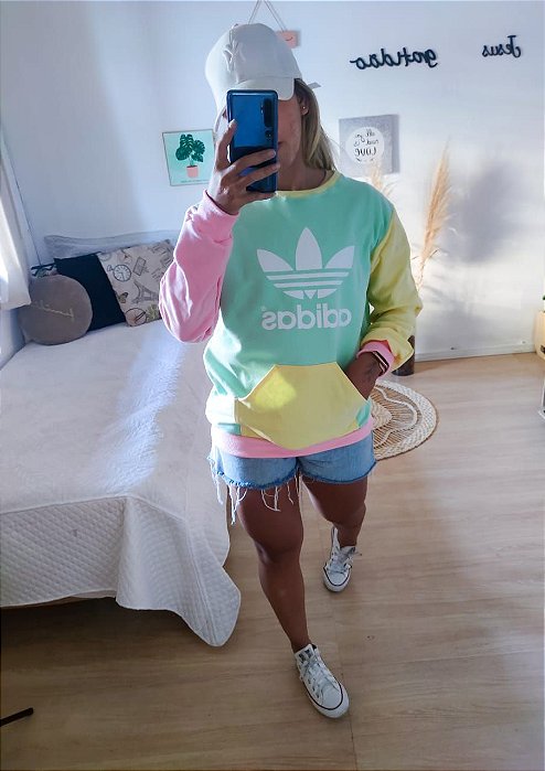 Casaco Moletom color