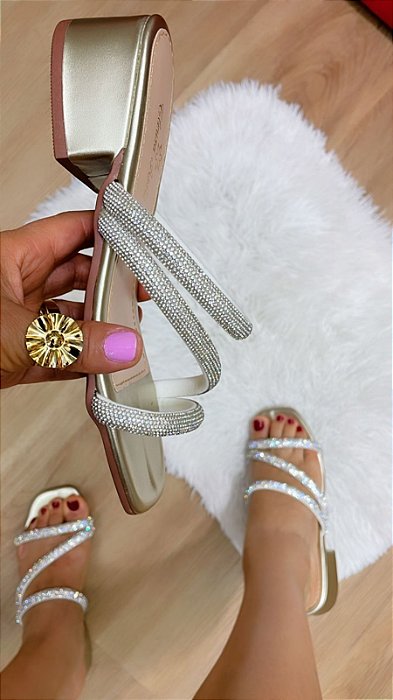 Tamanco Florence Strass