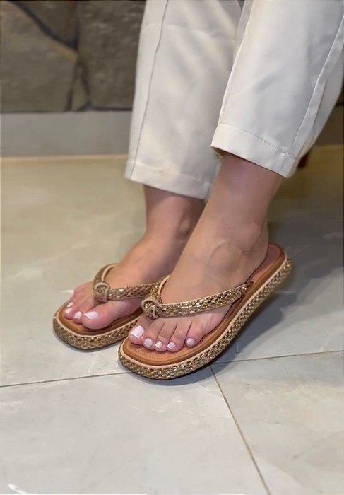 Flat Glamour Caramelo