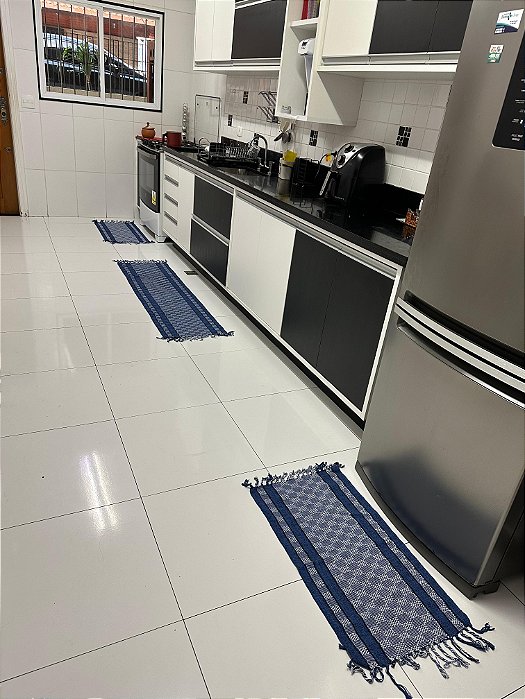 Conjunto de cozinha - Azul mesclado