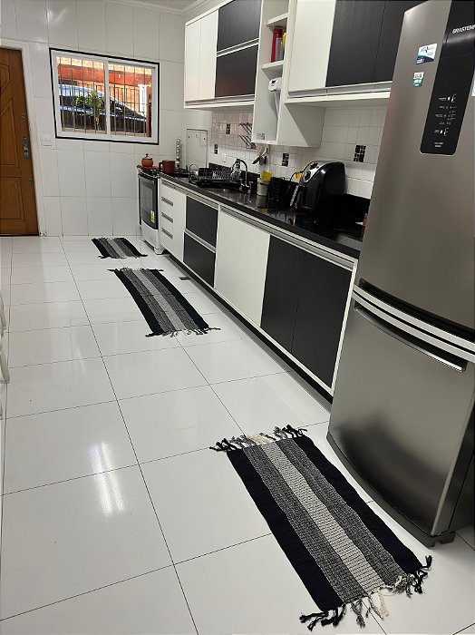 Conjunto de cozinha - Mesclado ( Cinza,Preto,Branco )