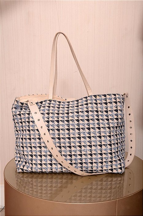 Bag Tweed com Alça Extra