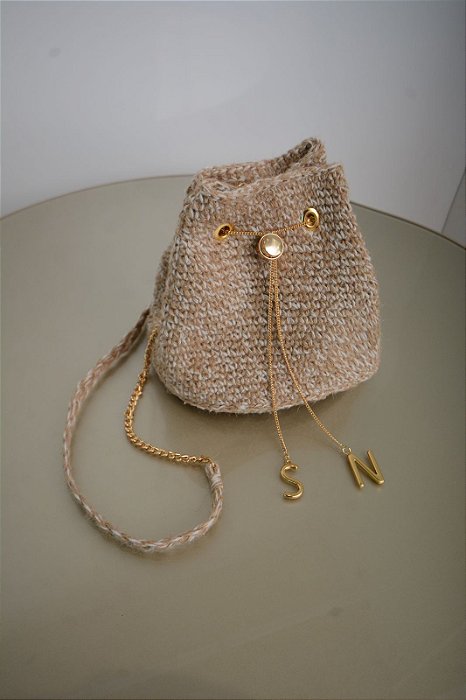 Bolsa Mini Sac Ráfia