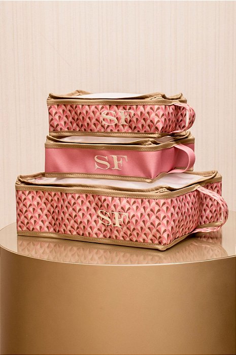 Kit Organizador de Viagem Personalizado Estampa Girl