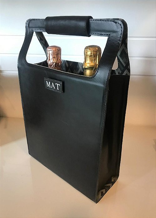 Porta Vinho Duplo Personalizado