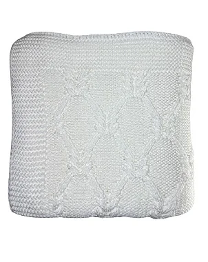 Manta Bebê em Tricot Gili Branco