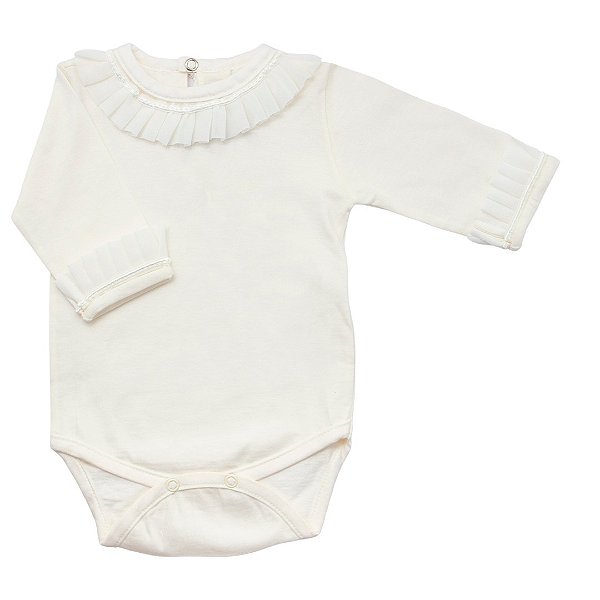 Body Off White Renda Luxo
