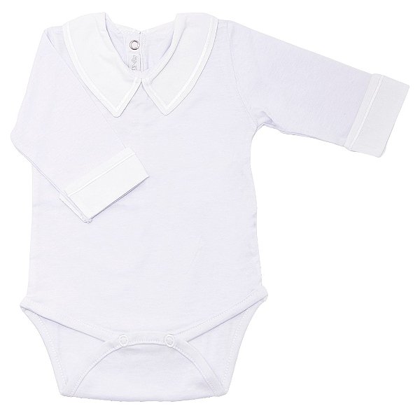 Body Bordado Branco