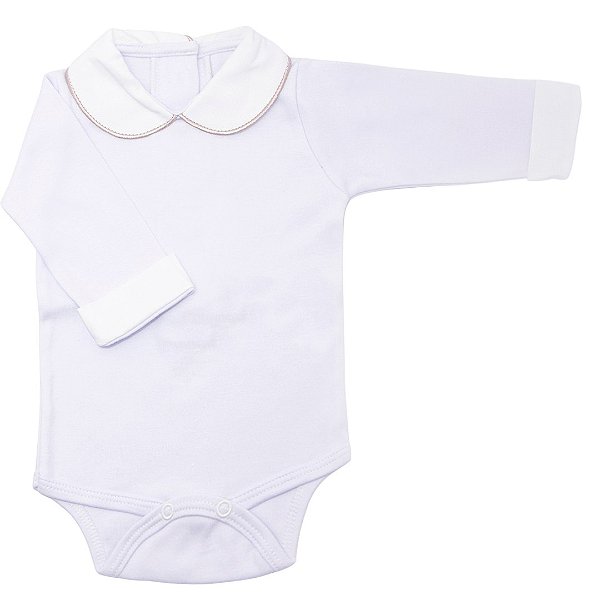Body Gola Arredondada Cinza