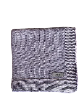 Manta Bebê em Tricot Lisa Lilás
