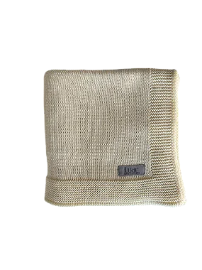 Manta Bebê em Tricot Lisa Amarelo