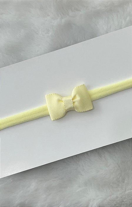 Lacinho Sofia Faixa Amarelo